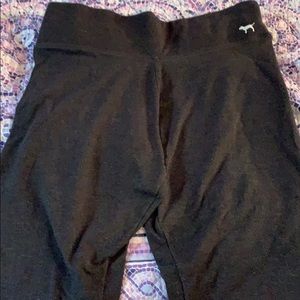 PINK yoga cropped leggings